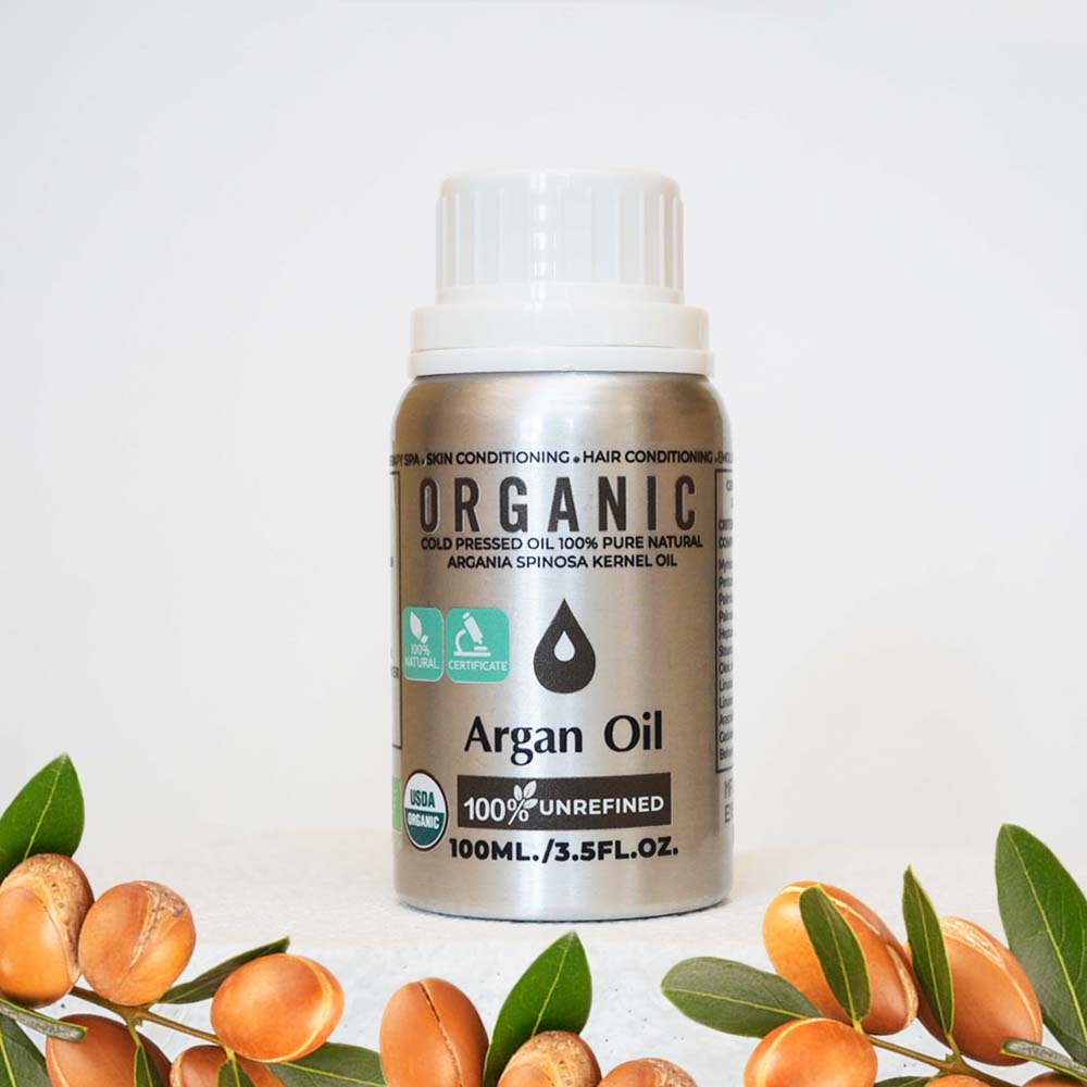 Argan oil organic cold pressed 100% pure natural 100ml