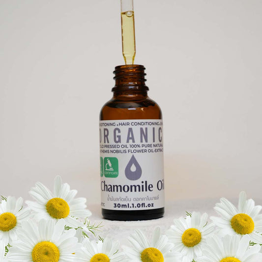 Chamomile Oil organic cold pressed CO2 unrefined 100% pure natural 30ml