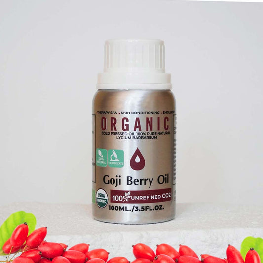 Goji berry oil organic cold pressed CO2 unrefined 100% pure natural